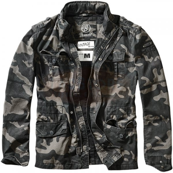 Brandit Britannia Jacket - Dark Camo - M