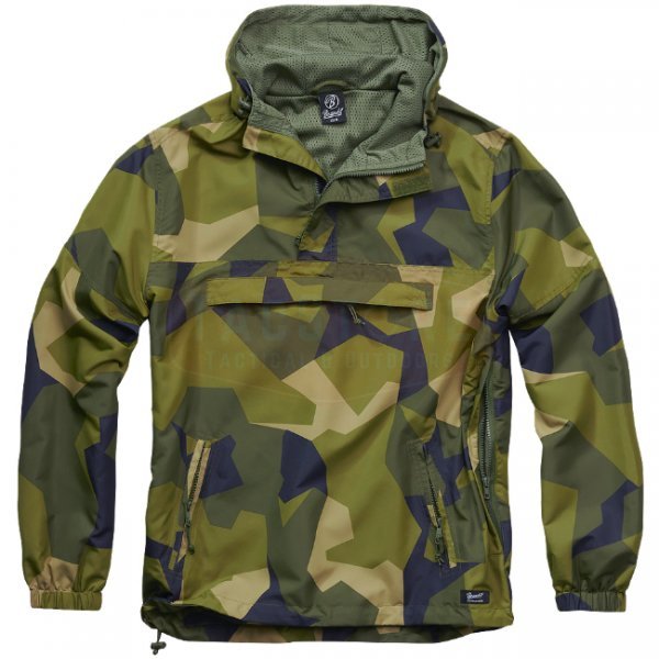 Brandit Summer Windbreaker - Swedisch Camo M90 - L