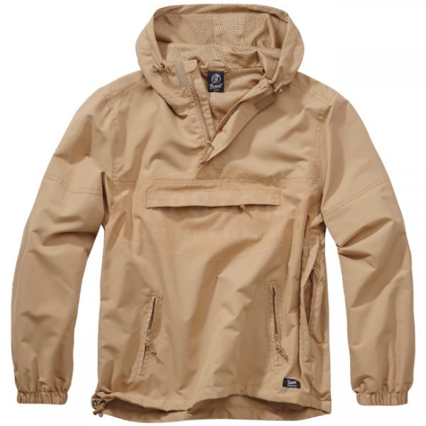 Brandit Summer Windbreaker - Camel - XL