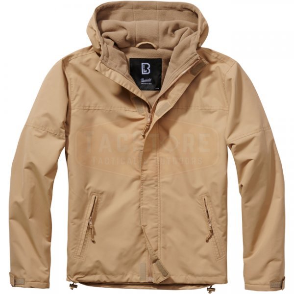 Brandit Windbreaker Frontzip - Camel - L