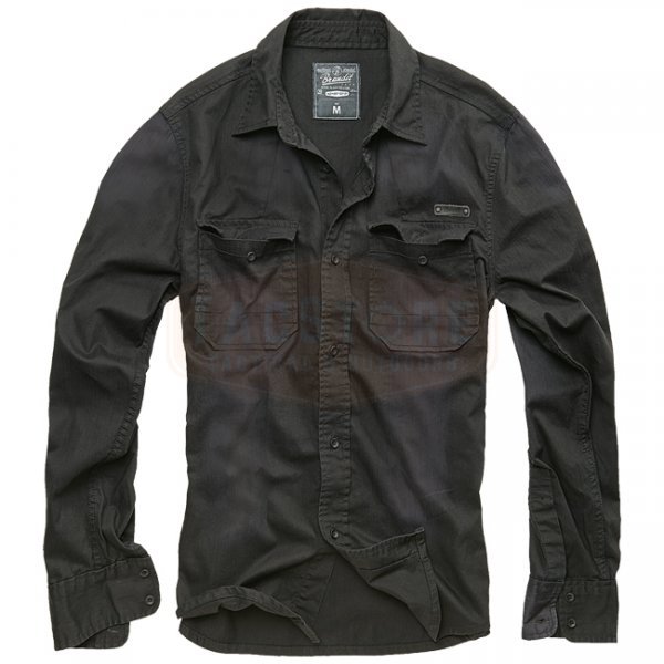 Brandit Denimshirt Hardee - Black - M