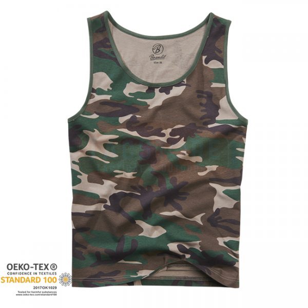 Brandit Tank Top - Woodland - L