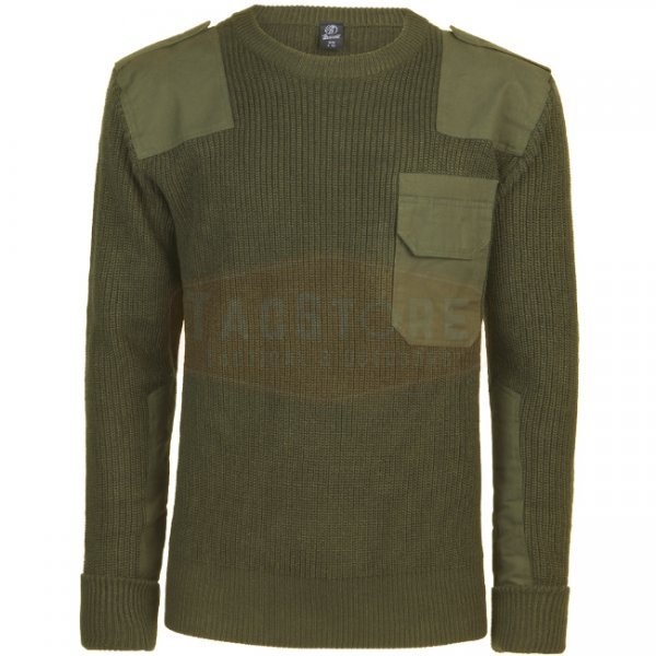 Brandit BW Pullover - Olive - S