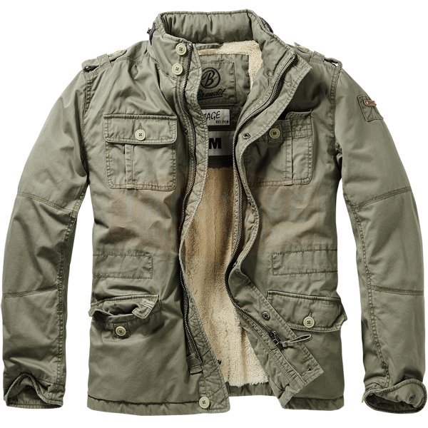 Brandit Britannia Winter Jacket - Olive - L