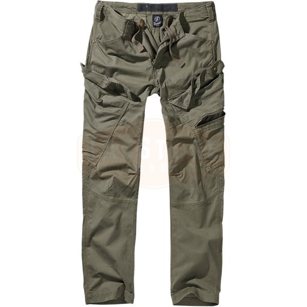 Brandit Adven Trouser Slim Fit - Olive - M