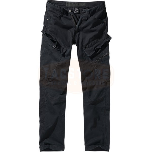 Brandit Adven Trouser Slim Fit - Black - L