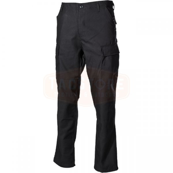 MFH US Combat Pants Reinforced - Black - M