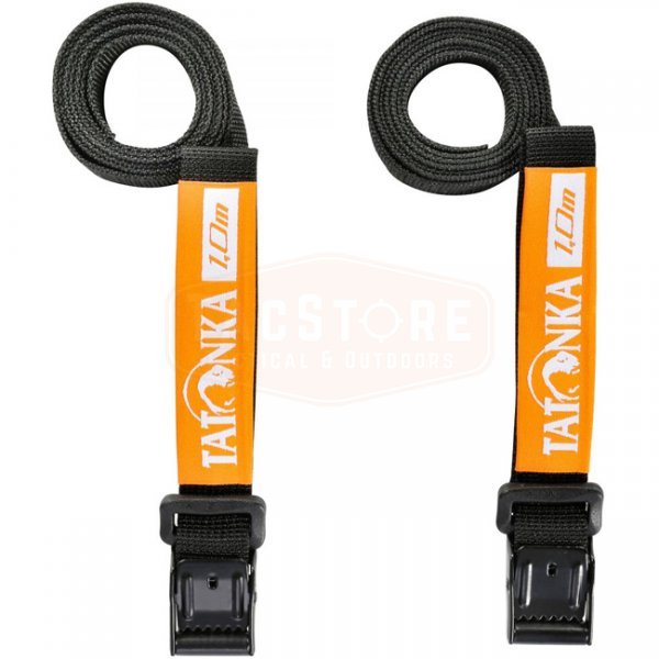 Tatonka Easy Strap 18mm/1.00m Pair - Black