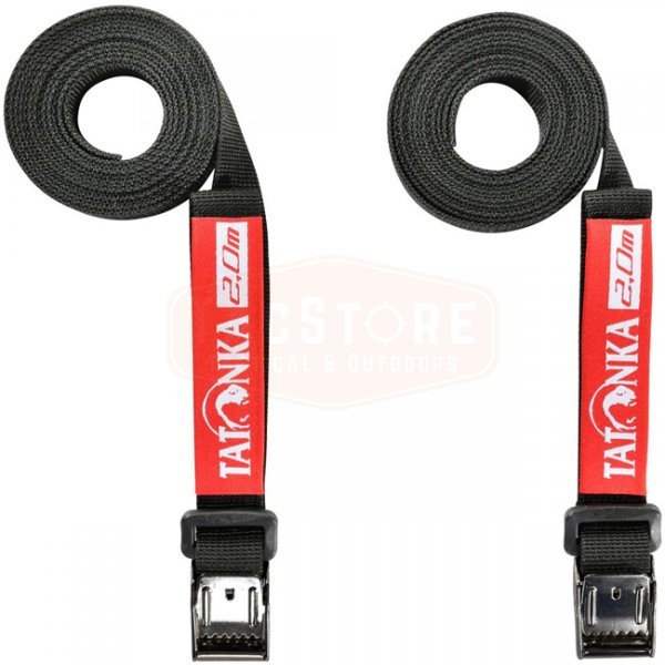 Tatonka Easy Strap 18mm/2.0m Pair - Black