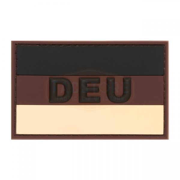 JTG German Flag Rubber Patch - Desert