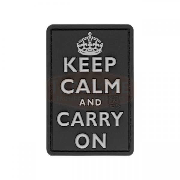 JTG Keep Calm Rubber Patch - Swat