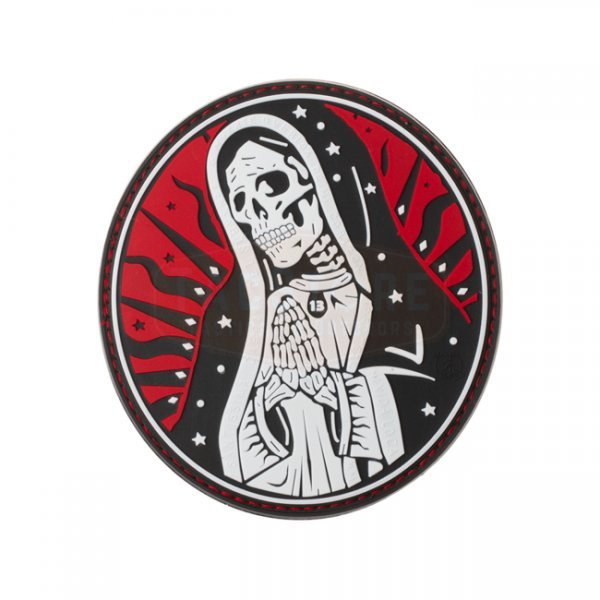 JTG Santa Muerte Rubber Patch - Red Sky