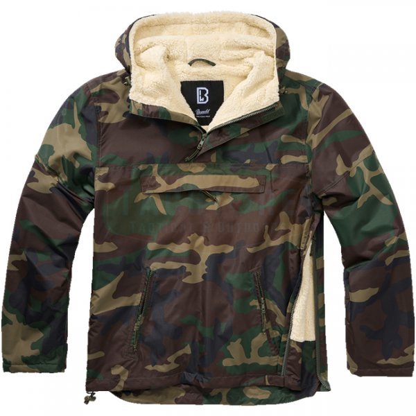 Brandit Windbreaker Sherpa - Woodland - S