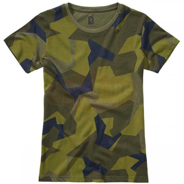 Brandit Ladies T-Shirt - Swedish Camo M90 - S