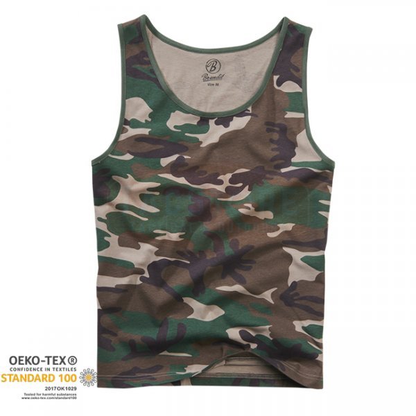 Brandit Tank Top - Woodland - 7XL