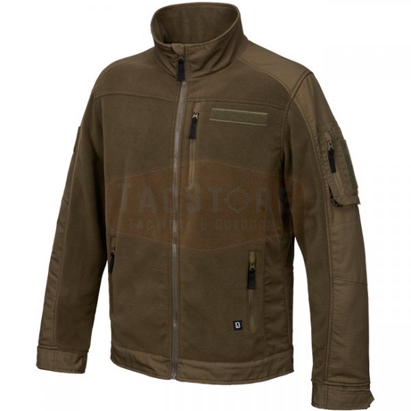 Brandit Fleecejacket Ripstop - Olive - 7XL