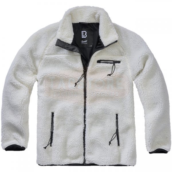 Brandit Teddyfleece Jacket - White - 2XL