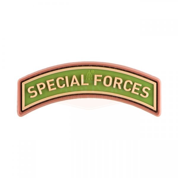 JTG Special Forces Tab Rubber Patch - Multicam