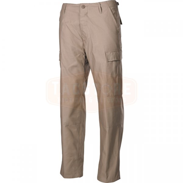 MFH US Combat Pants Reinforced - Khaki - M
