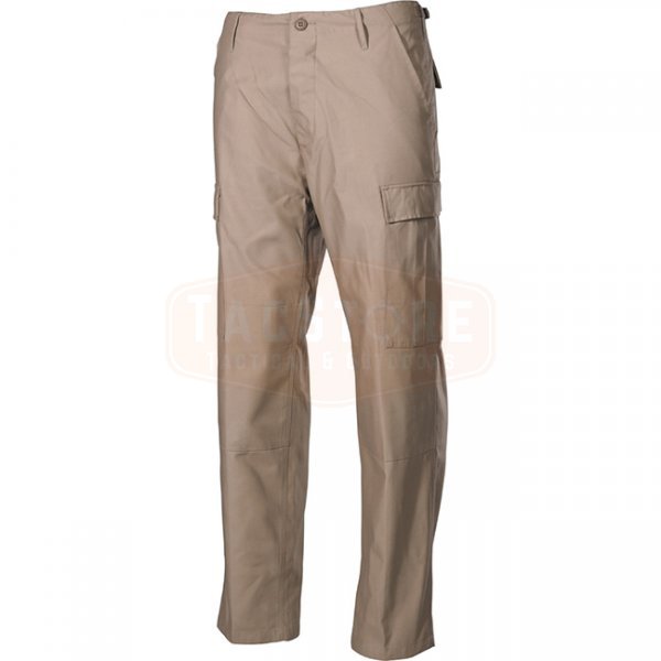 MFH US Combat Pants Reinforced - Khaki - L