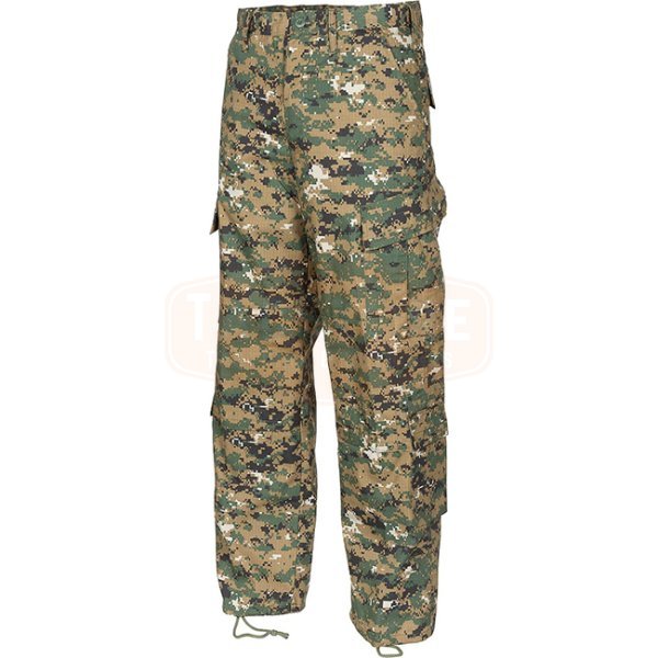 MFH US ACU Field Pants Ripstop - Digital Woodland - L