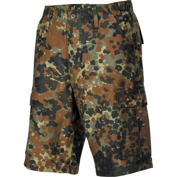 MFH BW Bermuda Shorts Side Pockets - Flecktarn - M