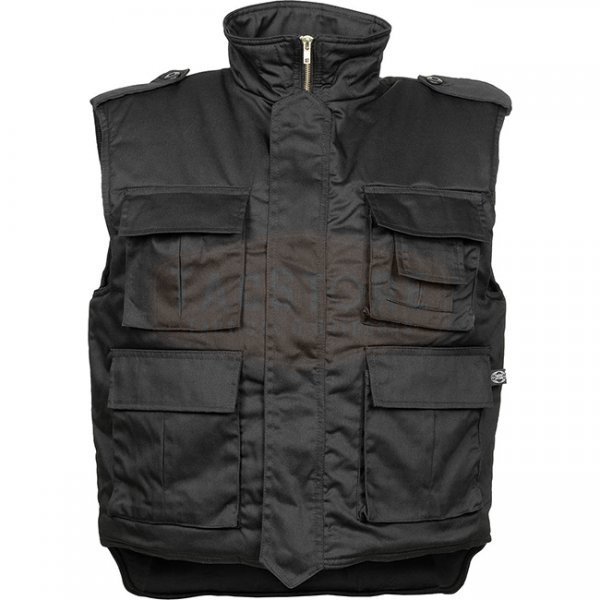 MFH US Quilted Vest RANGER - Black - 2XL