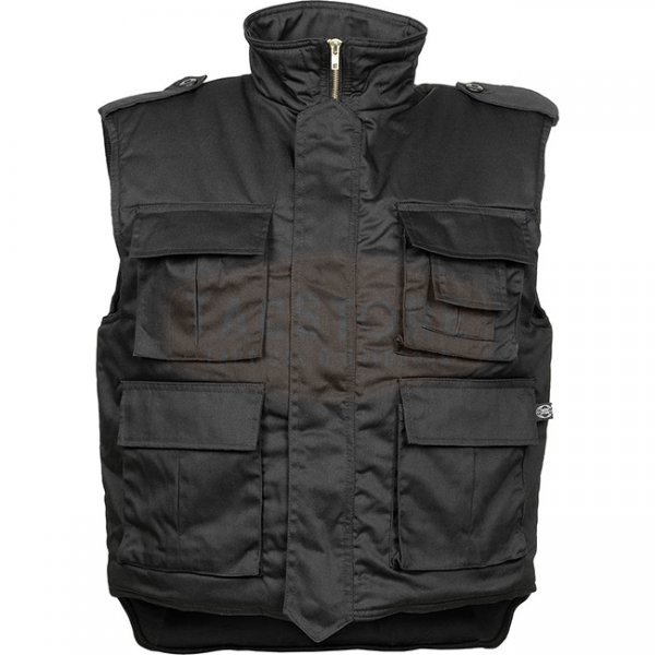 MFH US Quilted Vest RANGER - Black - 4XL