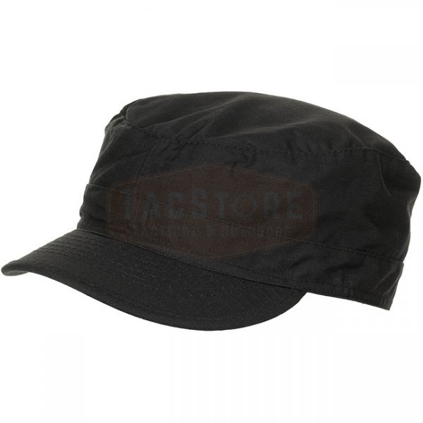 MFH US BDU Field Cap Ripstop - Black - L