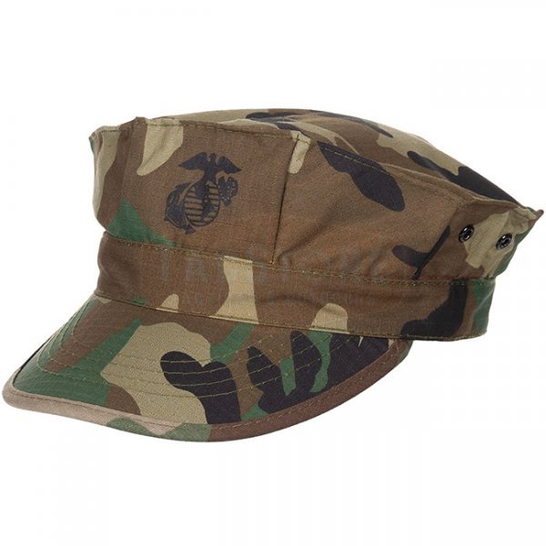 MFH USMC Cap Ripstop - Woodland - L