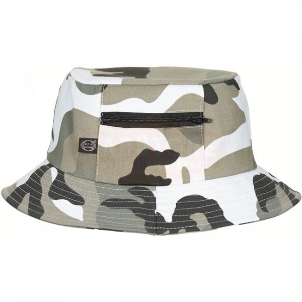 MFH Fisher Hat Small Side Pocket - Urban Camo - 55