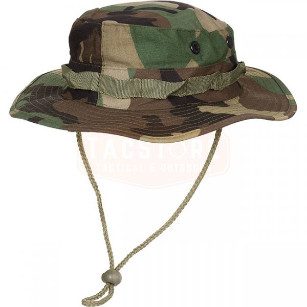 MFH US Boonie Hat Ripstop - Woodland - M