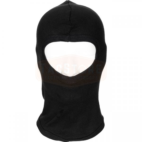 MFH Light Balaclava One Hole Cotton - Black