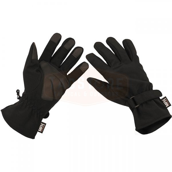 MFHHighDefence Gloves Soft Shell - Black - 2XL