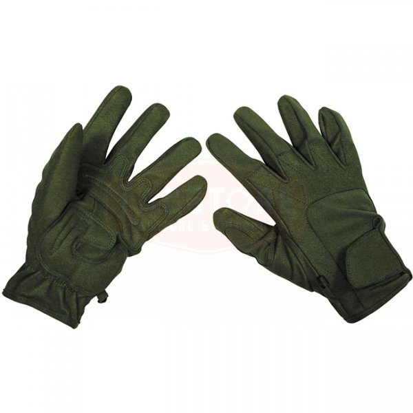 MFHHighDefence Gloves Worker Light - Olive - 2XL