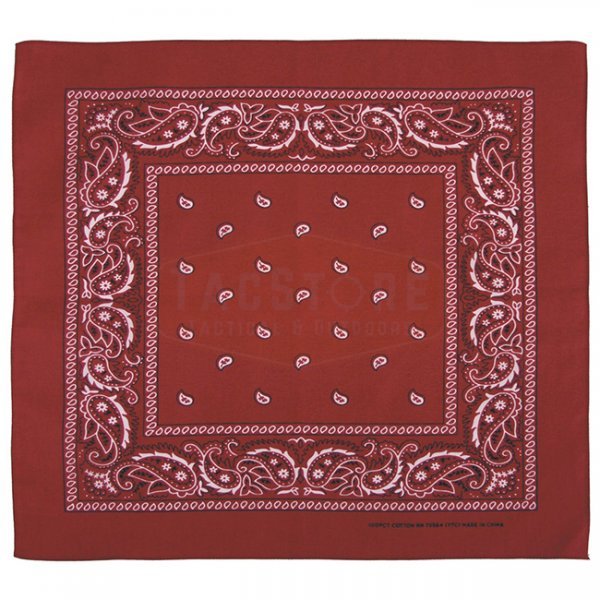 MFH Bandana Cotton 55 x 55 cm - Burgundy