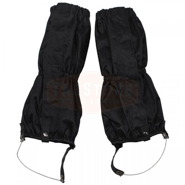 MFH Gaiters Zip Steel Wire - Black