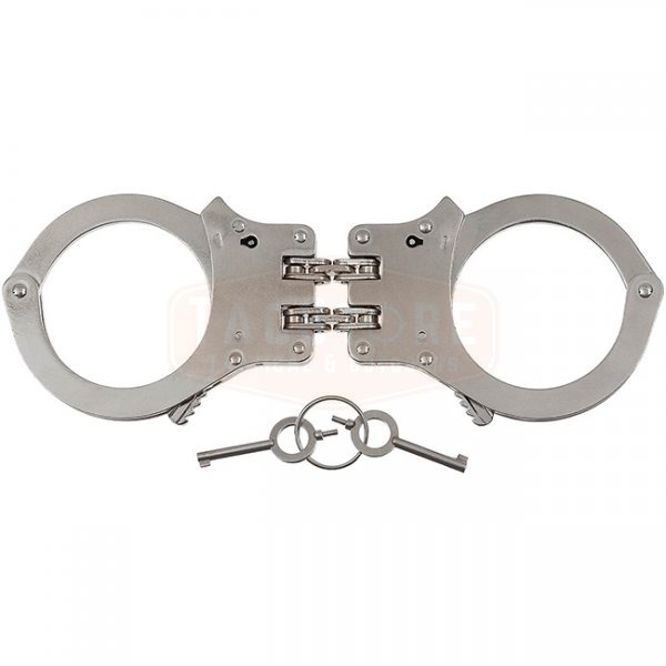 MFH Handcuffs Double Chain - Chrome