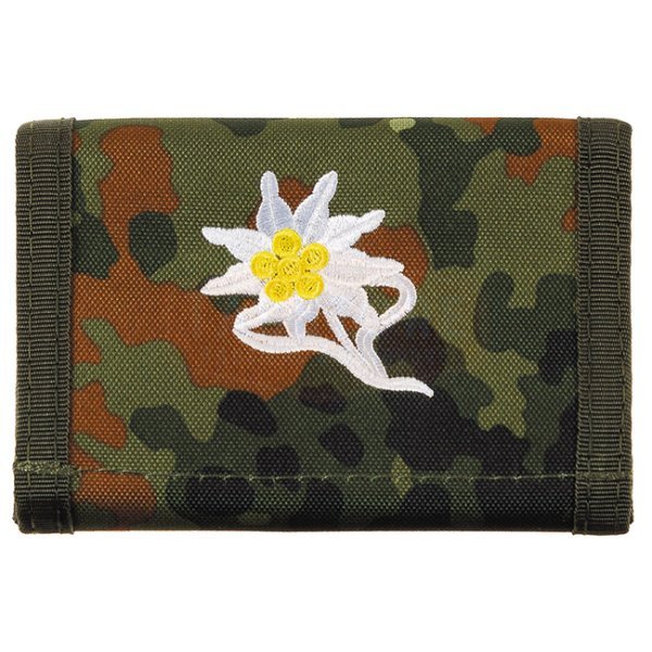 MFH BW Wallet Edelweiss - Flecktarn