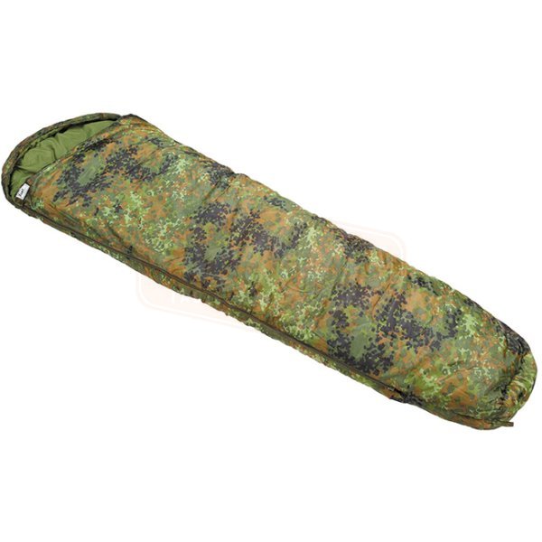 FoxOutdoor Mummy Sleeping Bag 2 Layer Filling - Flecktarn