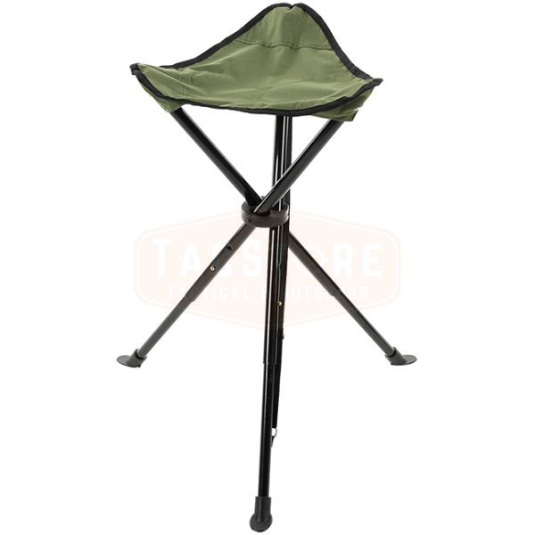 FoxOutdoor Folding Stool Telescopic Tripod - Olive