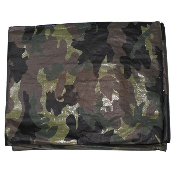 MFH Tarpaulin PE 300 x 400 cm - Woodland