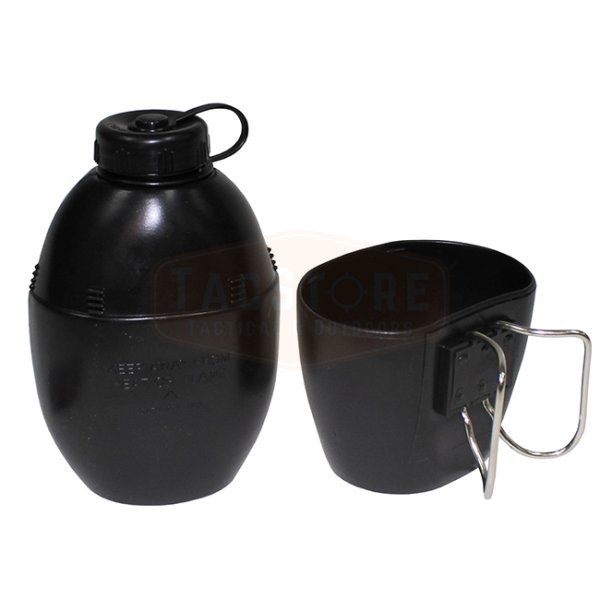 MFH GB Canteen & Cup - Black