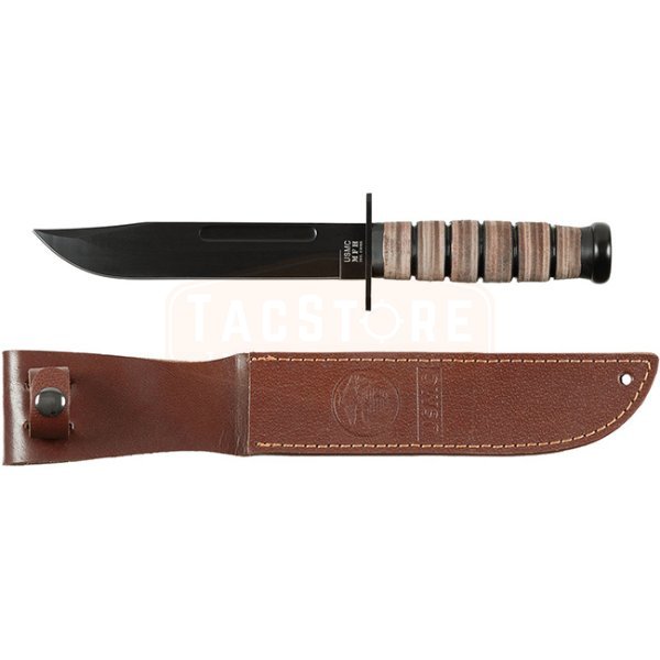 MFH USMC Combat Knife - Brown