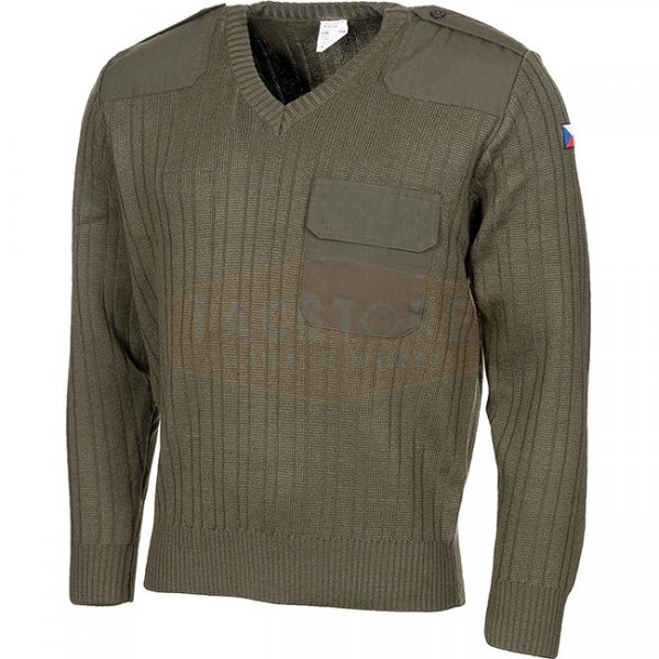 Surplus CZ Pullover V-Neck M97 Like New - Olive - 182/96