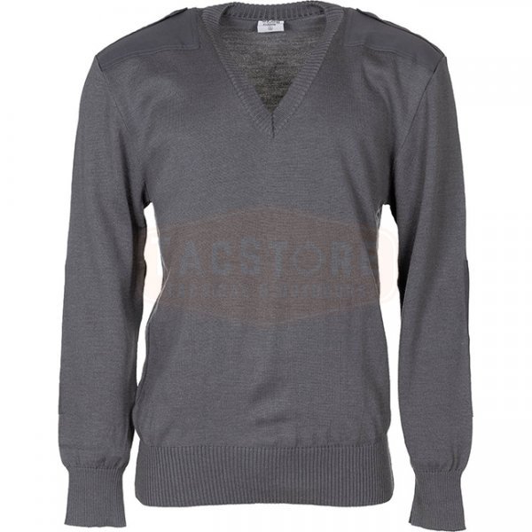 Surplus AT Bundesheer Pullover V-Neck Like New - Grey - 3