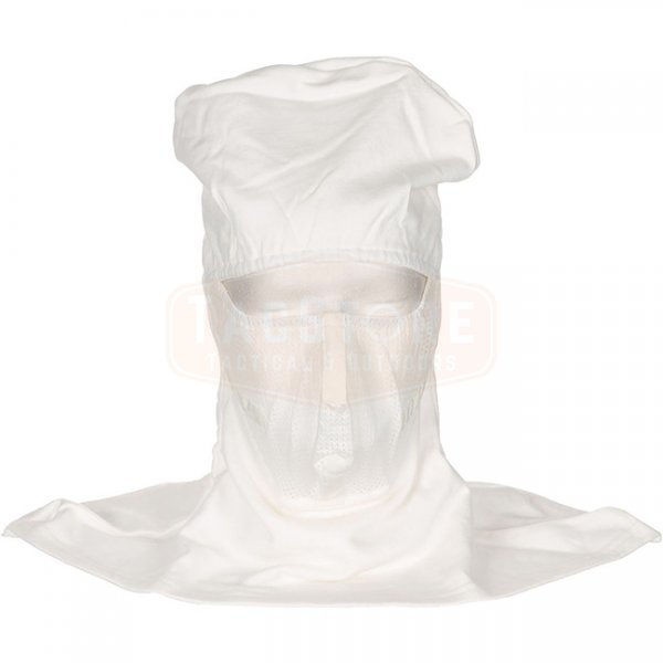 Surplus GB Balaclava Fire Retardant Like New - White