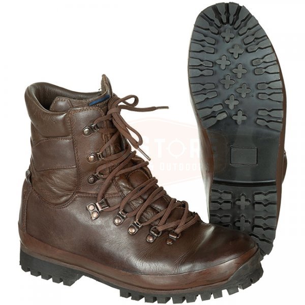 Surplus GB Combat Boots ALT-BERG Used - Brown - 4