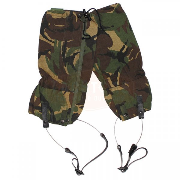 Surplus GB Gaiters Goretex & Steel Rope Like New - DPM Camo