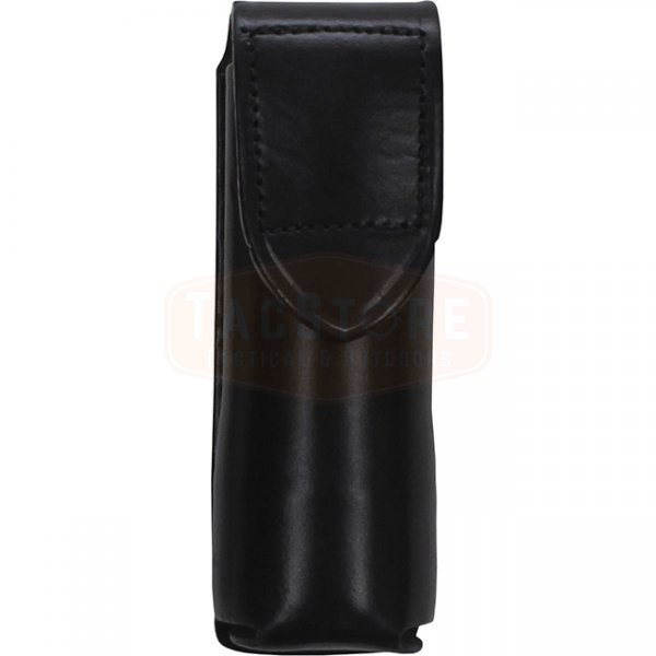 Surplus Defense Spray Holder Leather Used - Black